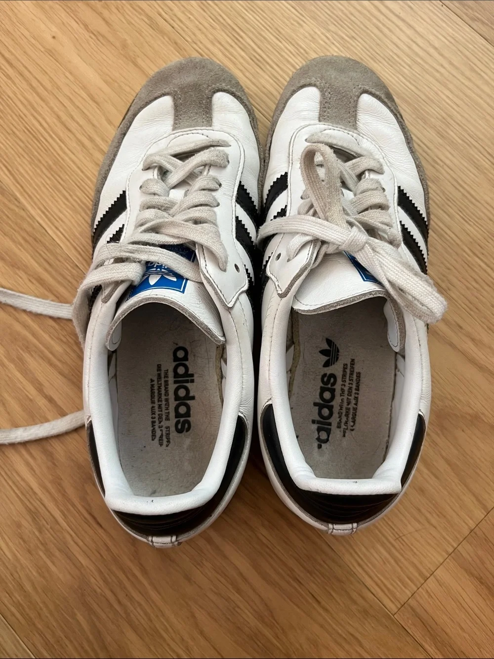 adidas Samba OG Women’s Sneakers-Cloud white/core white/gum size 6 1/2